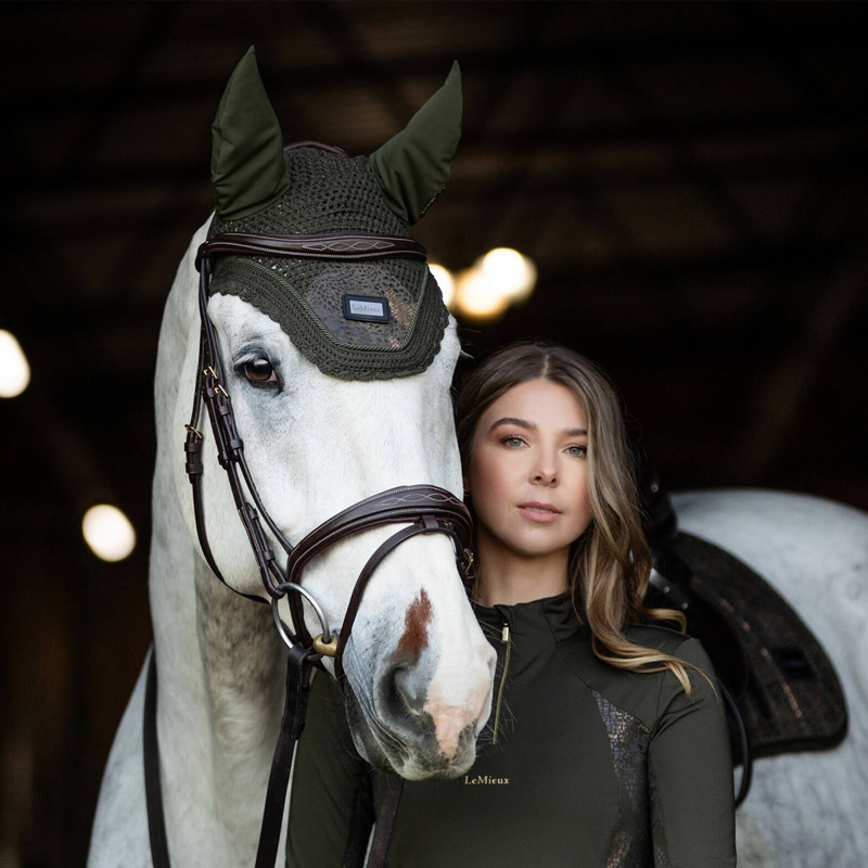 LeMieux Adour Fly Hood - Oak-1